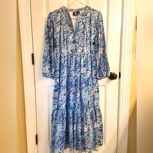 Madison Mathews midi dress